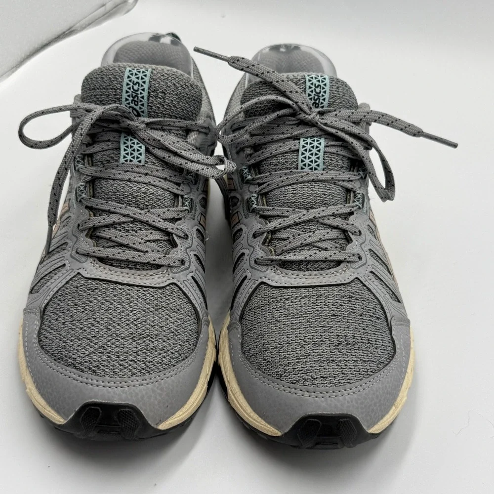 Asics Gel-Venture 7 Size‎ 7 Grey Rose Gold Trail Running Shoes Athleisure